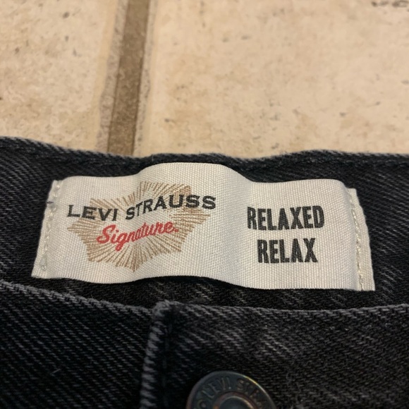 Levi Strauss Signature Relaxed Fit Jeans - Black - Men's 32x32 - Picture 2 of 7